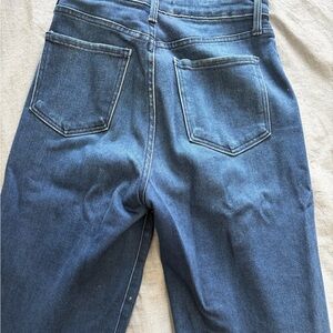 Just Black Women's wide Leg Blue Jeans